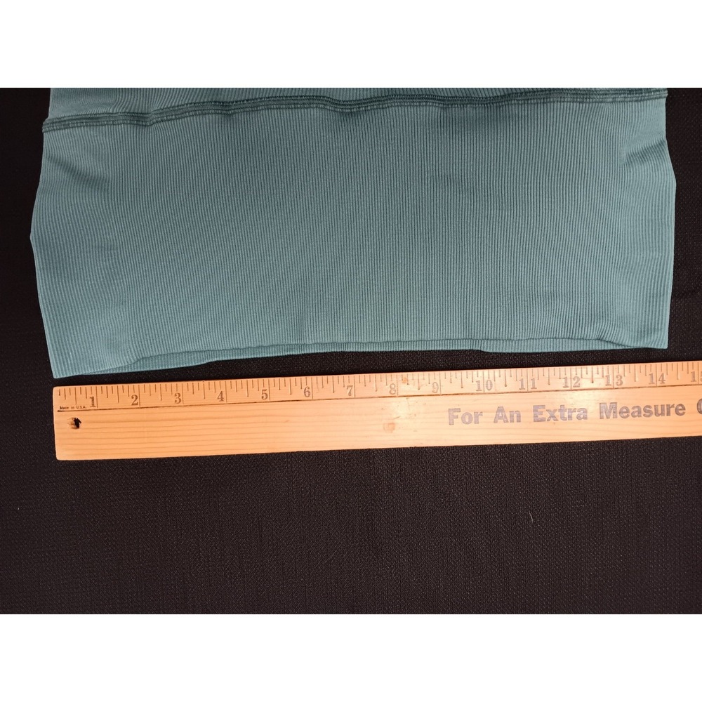 Adidas 11 Honore Formotion Ribbed High Rise Leggings Teal Green Women's Small - Picture 5 of 9